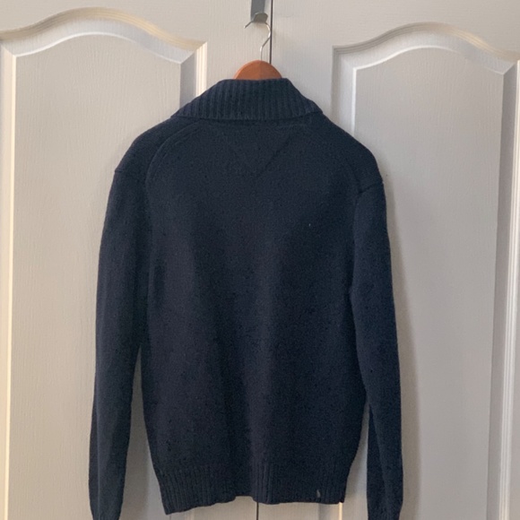 Men’s Tommy Hilfiger 100% Lambswool Cardigan Sz. M - Picture 8 of 11